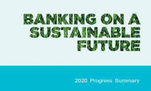 BANKING ON A SUSTAINABLE FUTURE – 2020 PROGRESS SUMMARY