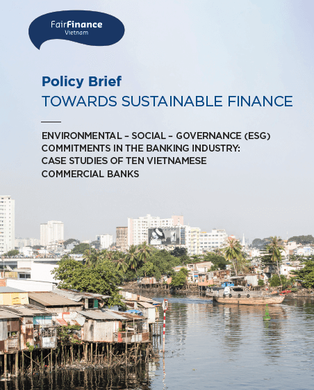 POLICY BRIEF- TOWARDS SUSTAINABLE FINANCE