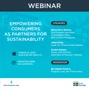 World Consumer Rights Day Webinar on Empowering Consumers as Partners for Sustainability