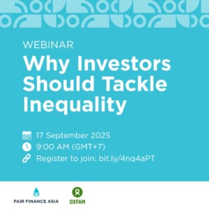 Webinar on Why Investors Should Tackle Inequality